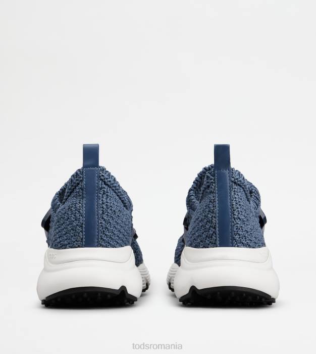 adidași slip-on din material textil femei Tod's 080D122 albastru
