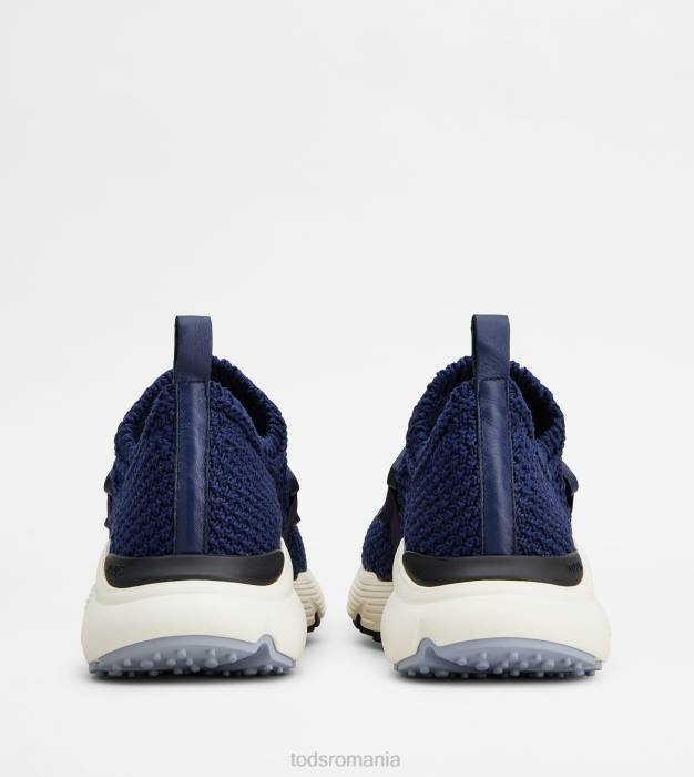 adidași slip-on din material textil femei Tod's 080D127 albastru