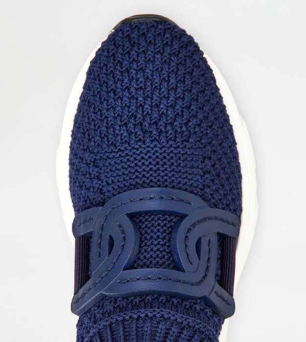 adidași slip-on din material textil femei Tod's 080D127 albastru