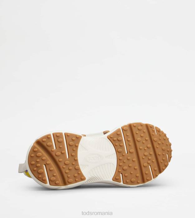 pantofi sport slip-on kate din material textil femei Tod's 080D118 maro