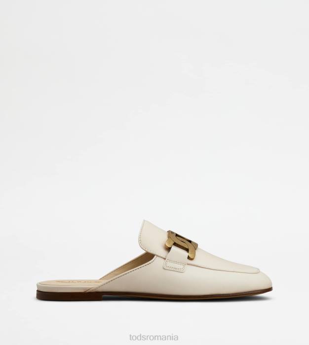 catâri din piele femei Tod's 080D230 alb
