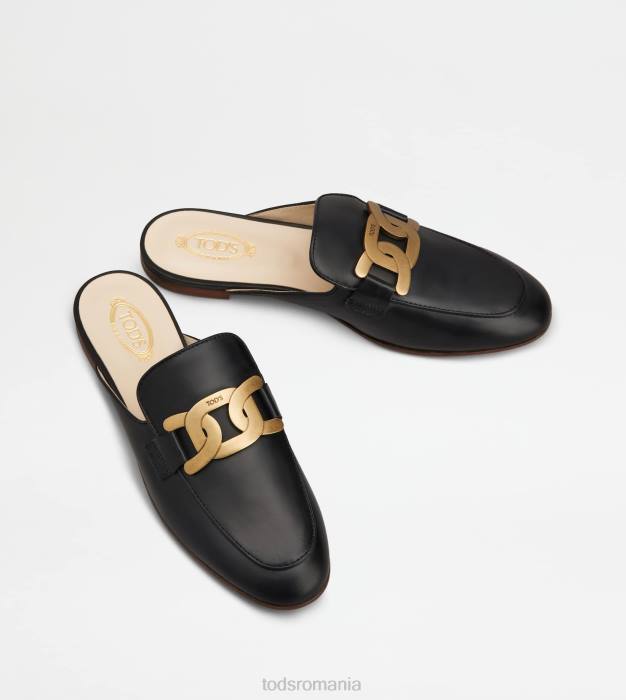 catâri din piele femei Tod's 080D232 negru