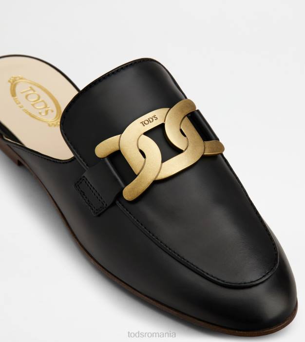 catâri din piele femei Tod's 080D232 negru