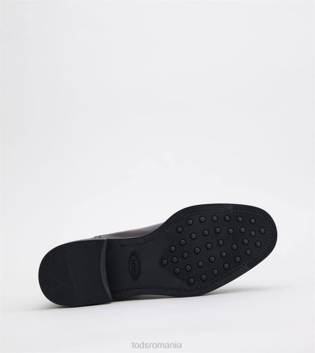 botine din piele femei Tod's 080D171 Burgundia