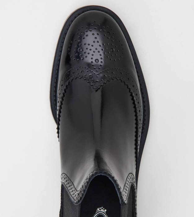 botine din piele femei Tod's 080D180 negru