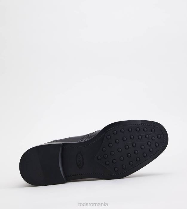 botine din piele femei Tod's 080D180 negru