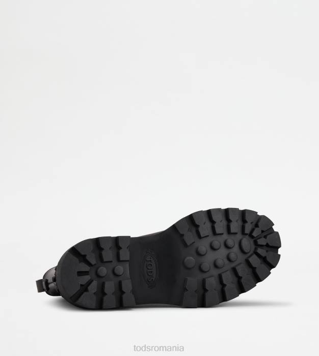 cizme chelsea din piele femei Tod's 080D162 negru