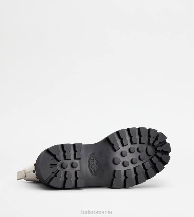 cizme chelsea din piele femei Tod's 080D177 alb