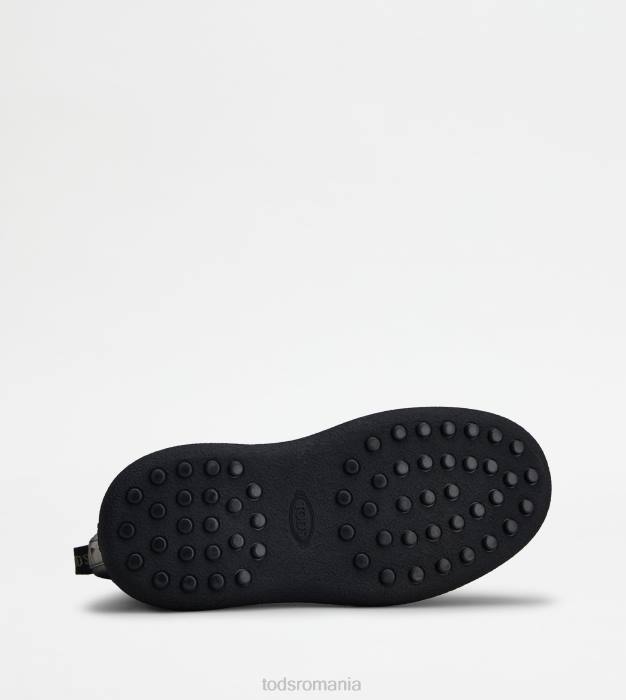 w. g. cizme chelsea din piele femei Tod's 080D158 negru