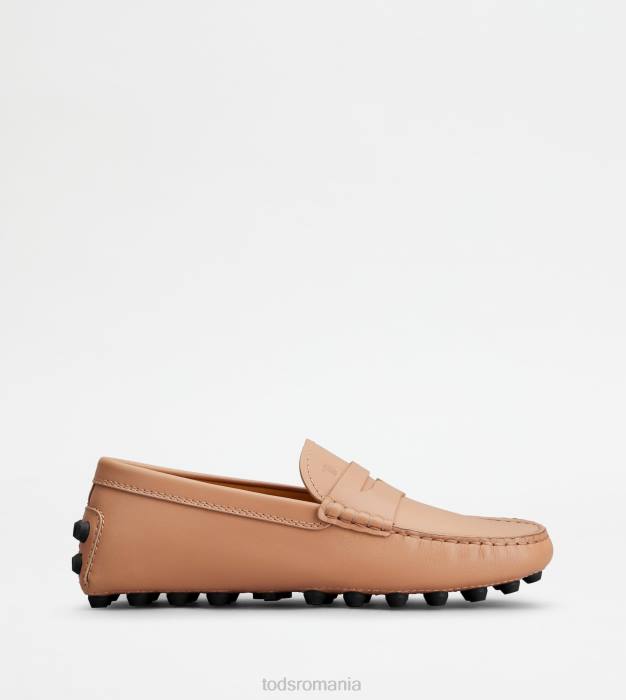 bubble gommino din piele femei Tod's 080D88 negru roz