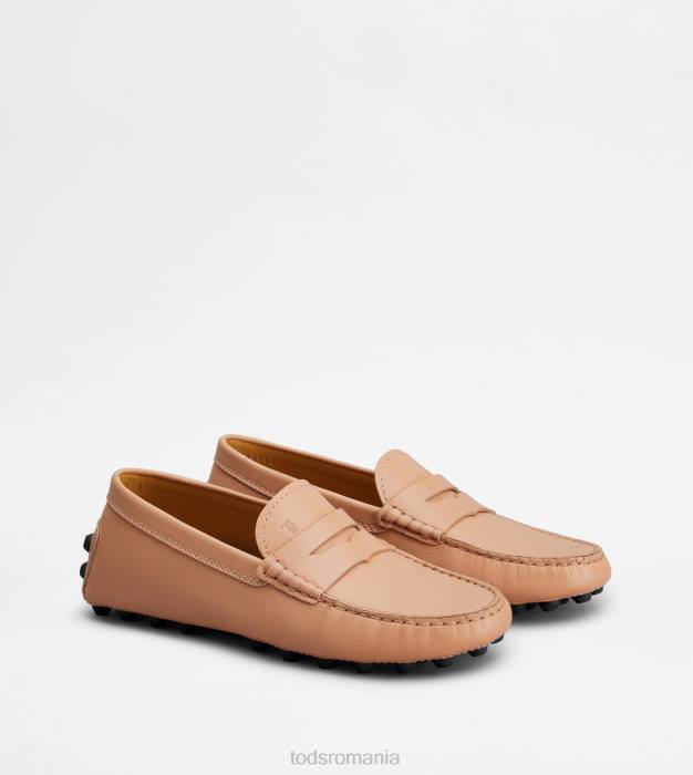 bubble gommino din piele femei Tod's 080D88 negru roz