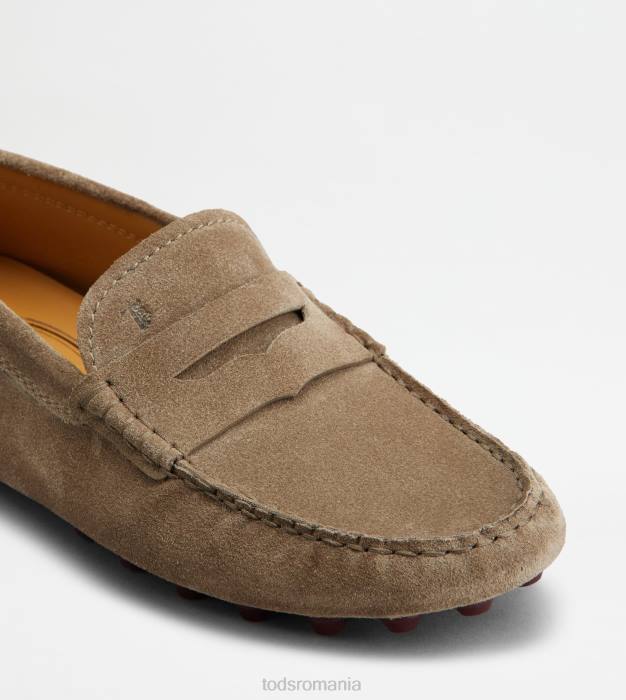bubble gommino din piele intoarsa femei Tod's 080D86 maro/visiniu