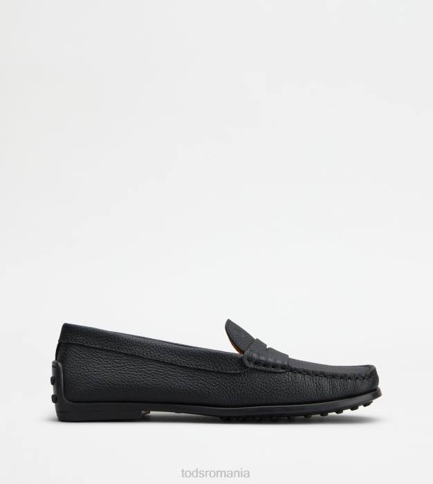pantofi de conducere city gommino din piele femei Tod's 080D74 negru