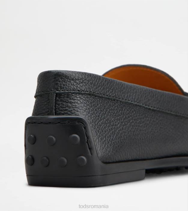 pantofi de conducere city gommino din piele femei Tod's 080D74 negru