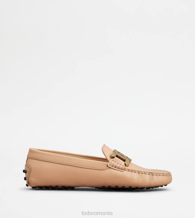 pantofi de conducere kate gommino din piele femei Tod's 080D92 roz