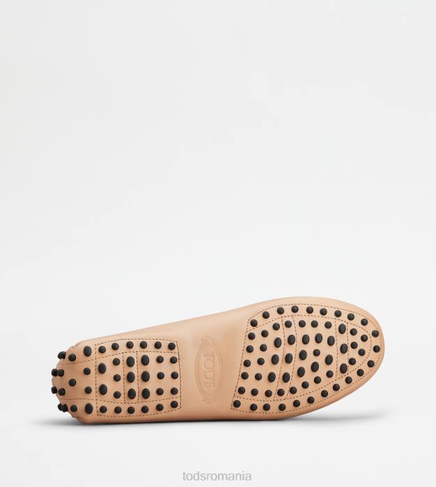 pantofi de conducere kate gommino din piele femei Tod's 080D92 roz