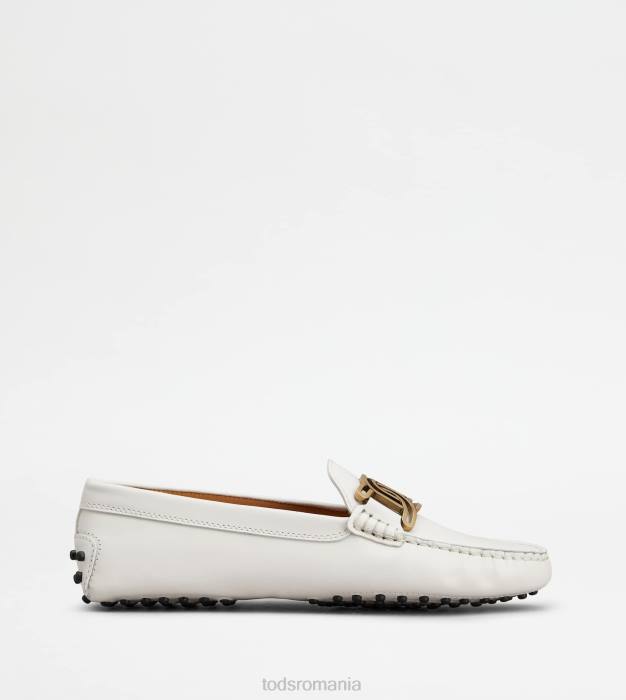 pantofi de conducere kate gommino din piele femei Tod's 080D93 alb