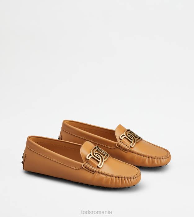 pantofi de conducere kate gommino din piele femei Tod's 080D95 maro