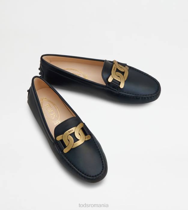 pantofi de conducere kate gommino din piele femei Tod's 080D97 negru