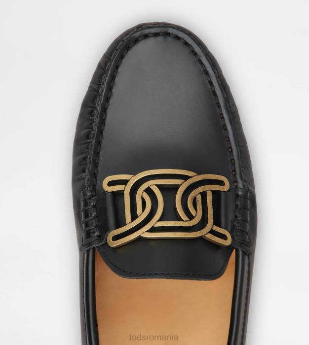 pantofi de conducere kate gommino din piele femei Tod's 080D98 negru