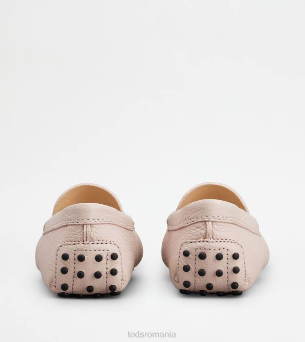 pantofi gommino din piele femei Tod's 080D110 roz