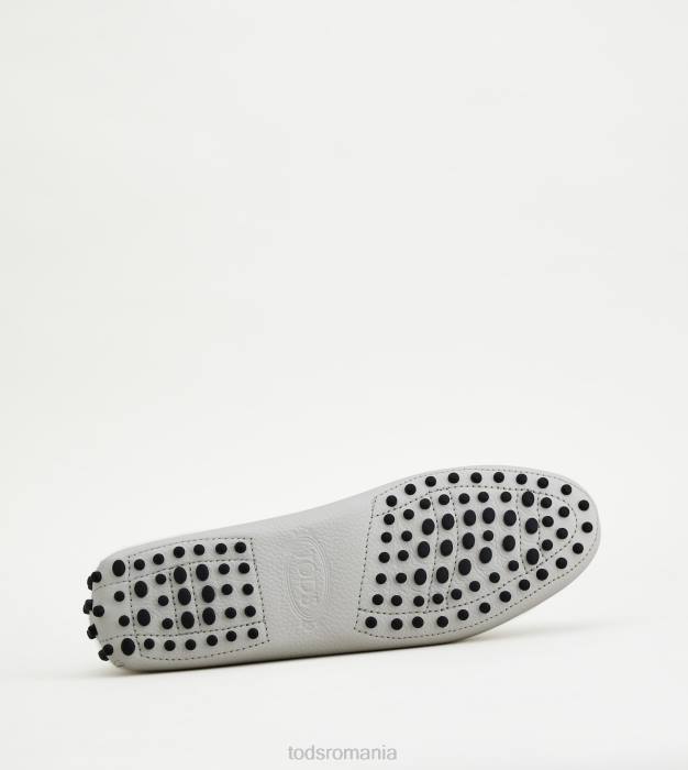 pantofi gommino din piele femei Tod's 080D64 alb