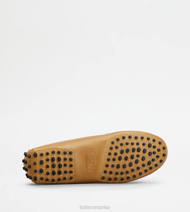 pantofi gommino din piele femei Tod's 080D96 maro