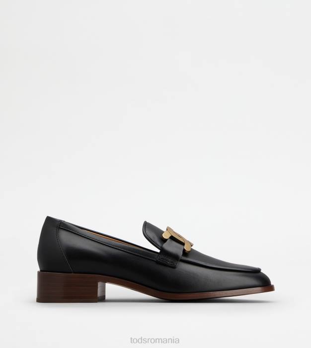 mocasini din piele femei Tod's 080D12 negru
