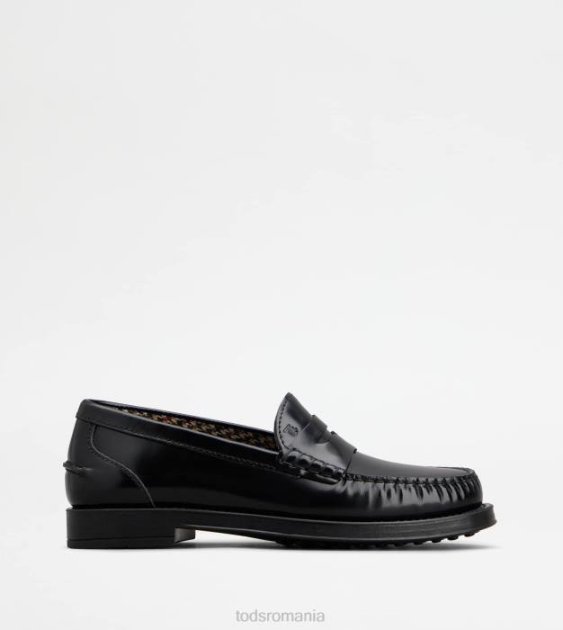 mocasini din piele femei Tod's 080D15 negru