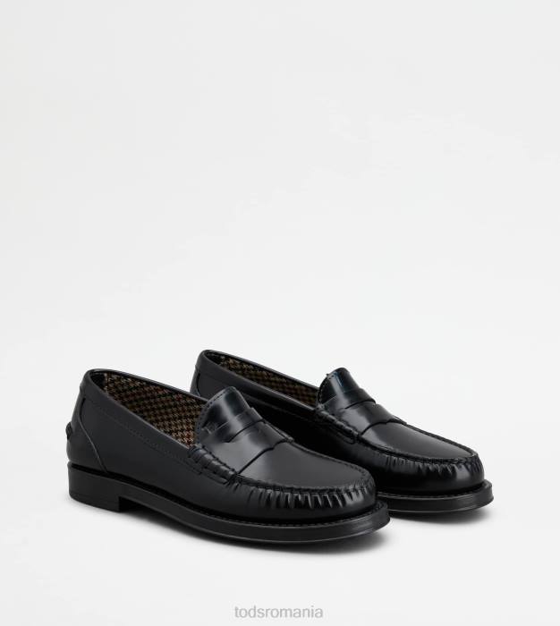 mocasini din piele femei Tod's 080D15 negru