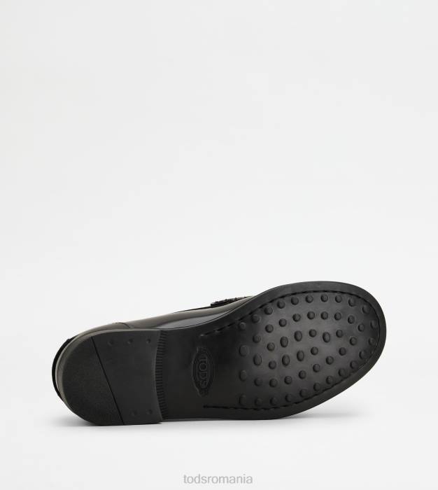 mocasini din piele femei Tod's 080D18 negru