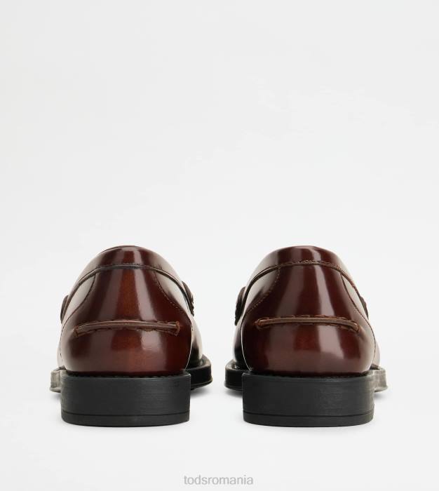 mocasini din piele femei Tod's 080D19 maro