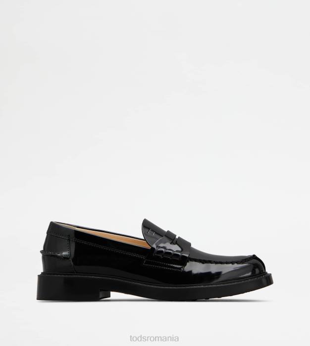 mocasini din piele femei Tod's 080D20 negru