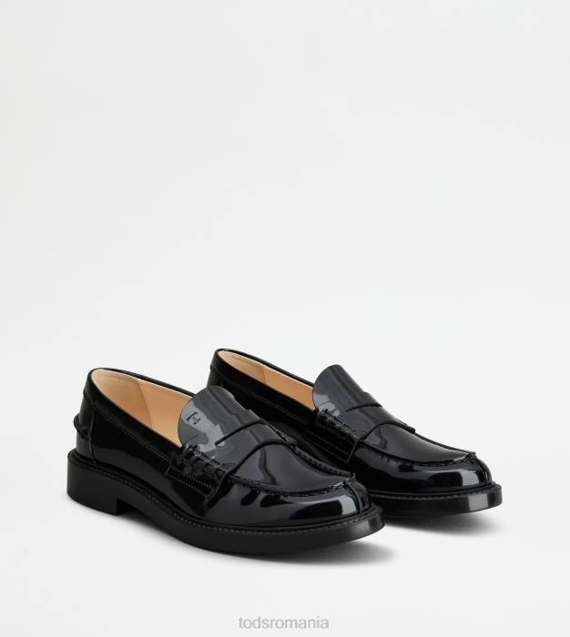 mocasini din piele femei Tod's 080D20 negru