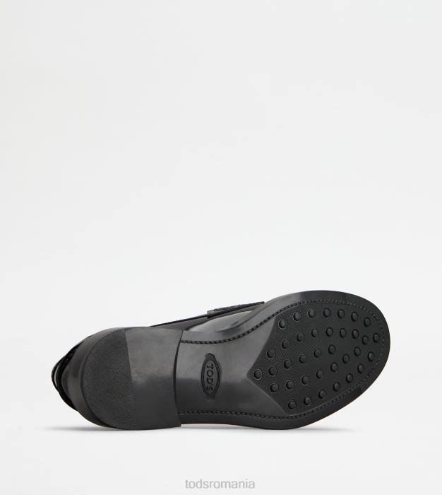 mocasini din piele femei Tod's 080D20 negru