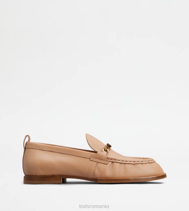 mocasini din piele femei Tod's 080D28 roz