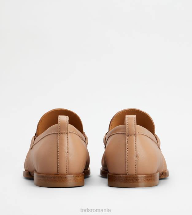 mocasini din piele femei Tod's 080D28 roz