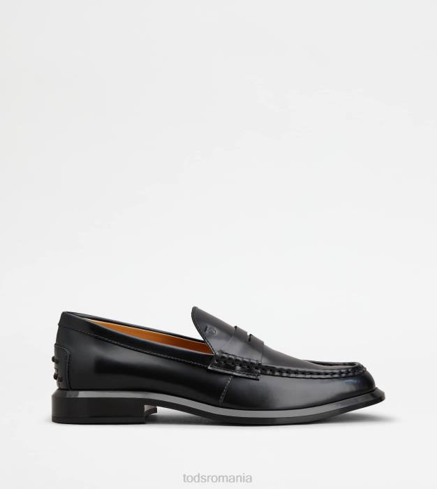 mocasini din piele femei Tod's 080D38 negru