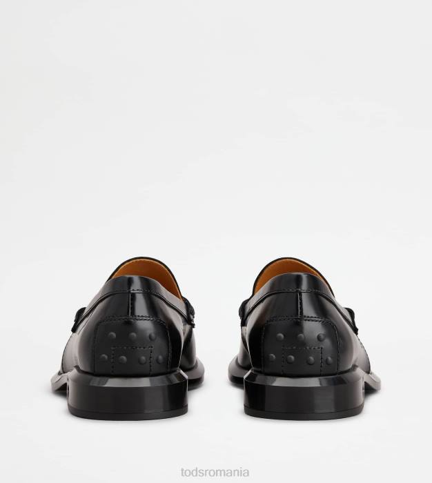 mocasini din piele femei Tod's 080D38 negru
