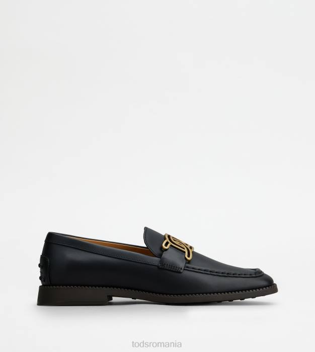 mocasini kate din piele femei Tod's 080D46 negru