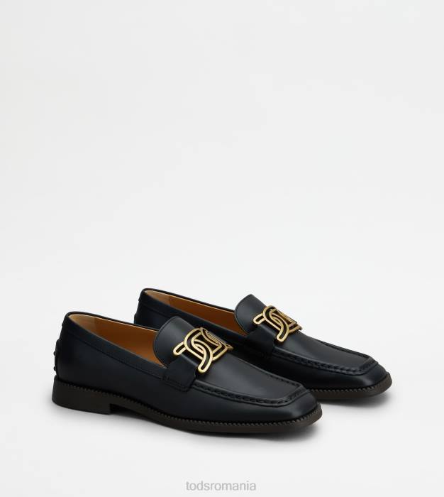 mocasini kate din piele femei Tod's 080D46 negru