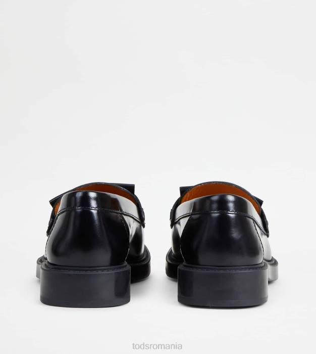 t mocasini atemporali din piele femei Tod's 080D22 negru