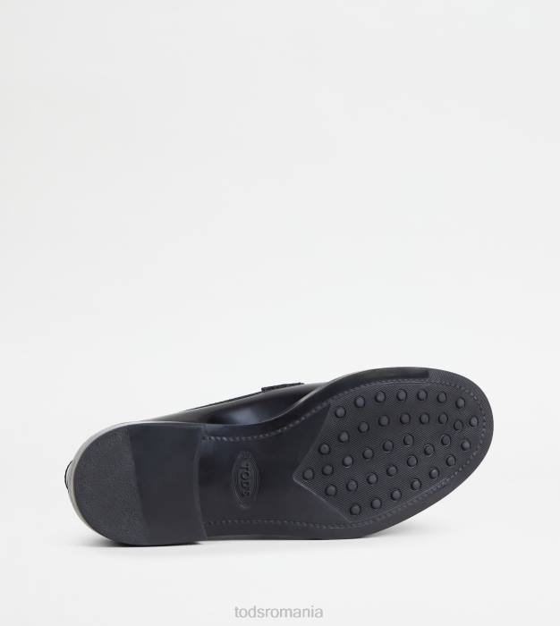 t mocasini atemporali din piele femei Tod's 080D22 negru