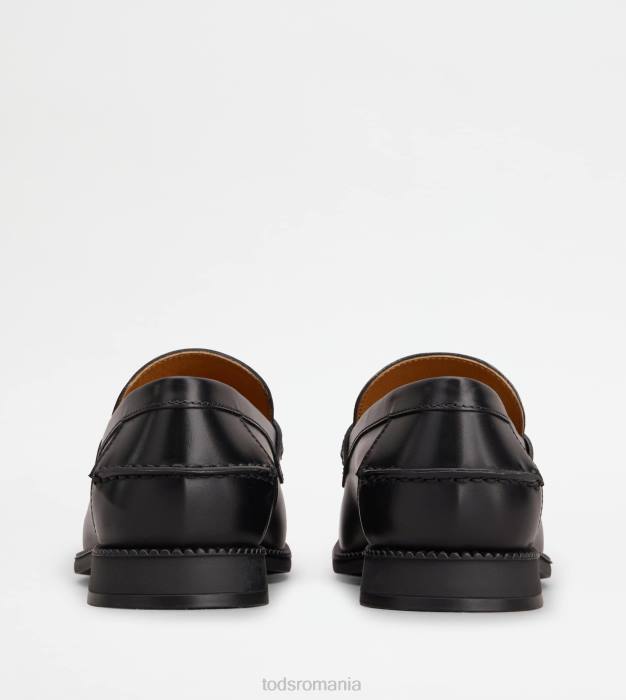 t mocasini atemporali din piele femei Tod's 080D56 negru