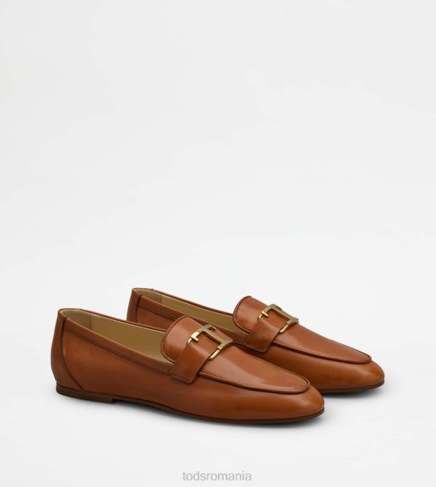 t mocasini atemporali din piele femei Tod's 080D5 maro