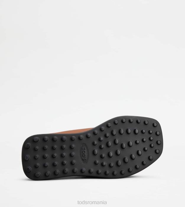 sandale din piele femei Tod's 080D206 maro