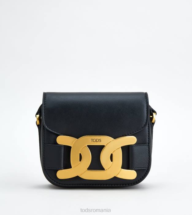 geanta crossbody din piele mini femei Tod's 080D441 negru