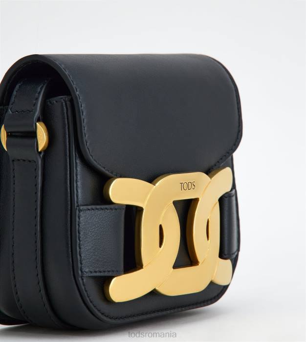 geanta crossbody din piele mini femei Tod's 080D441 negru