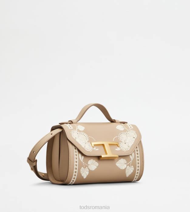 t geantă crossbody atemporală din piele micro femei Tod's 080D455 bej