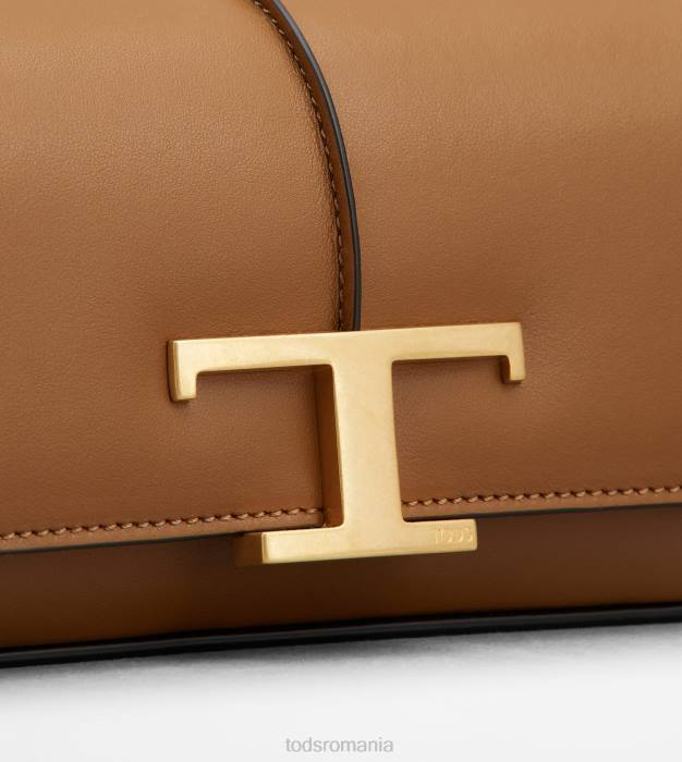 t geantă crossbody atemporală din piele mini femei Tod's 080D444 maro